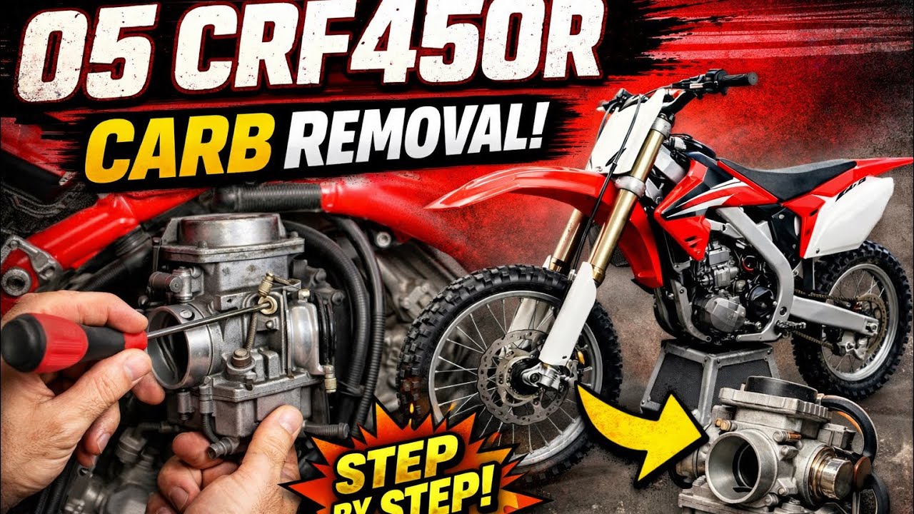 CRF450R Carburetor Removal Step-by-Step Guide