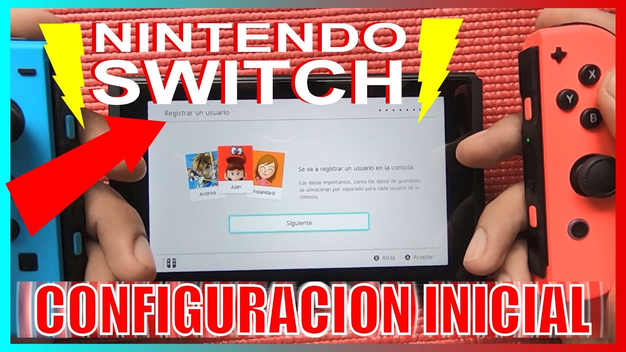 COMO CONFIGURAR POR PRIMERA VEZ LA NINTENDO SWITCH 🎮🤩💣💥/ HOW TO CONFIGURE NINTENDO SWITCH