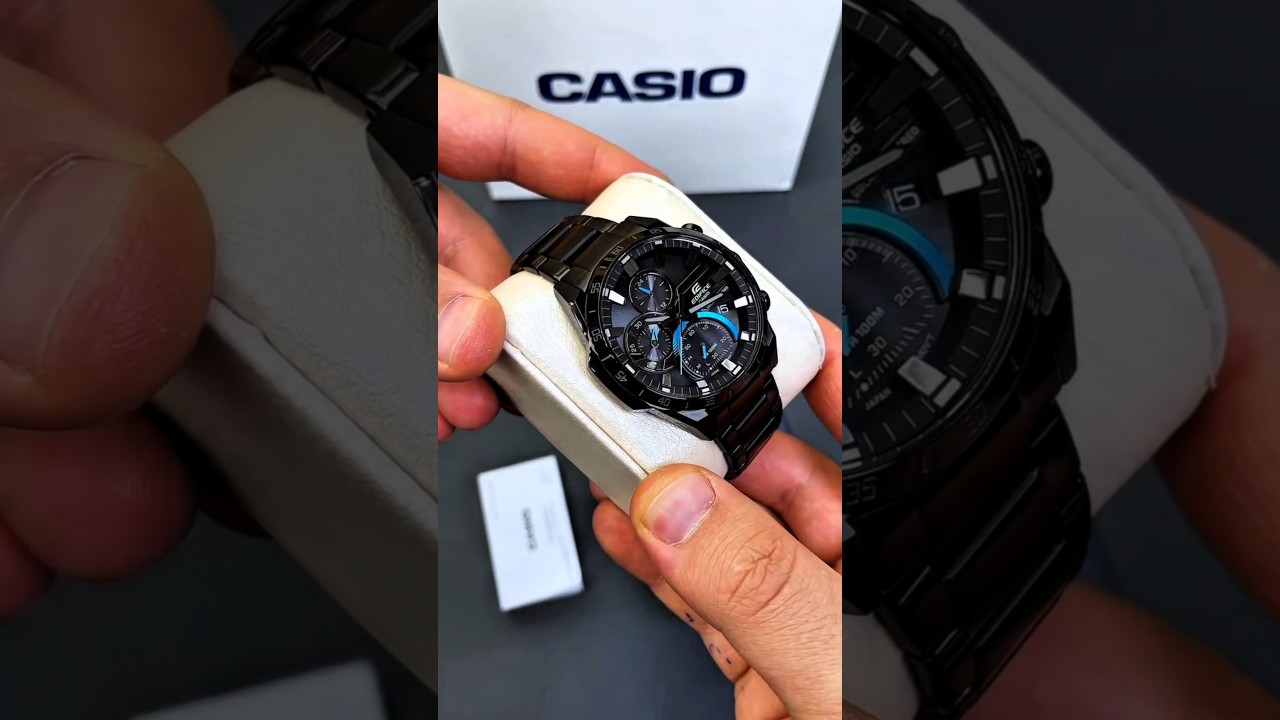 Edifice Casio Solar Powered Luxurious Men's Watch #luxurywatchesformen #elegantwatches #luxurywatch