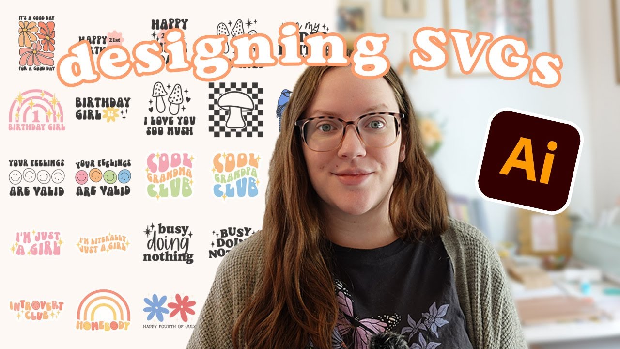 designing SVGs in illustrator (design in a day)