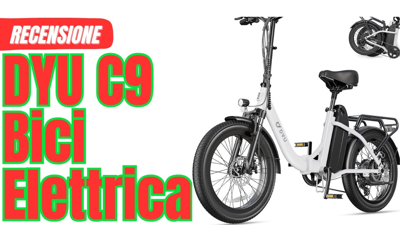 DYU C9 Bici Elettrica Pieghevole Recensione