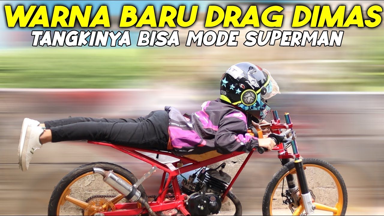 SEPEDA DRAG DIMAS 100% JADI❗ GANTI WARNA DRAG DIMAS, MAKIN CERAH DAN MBOIS