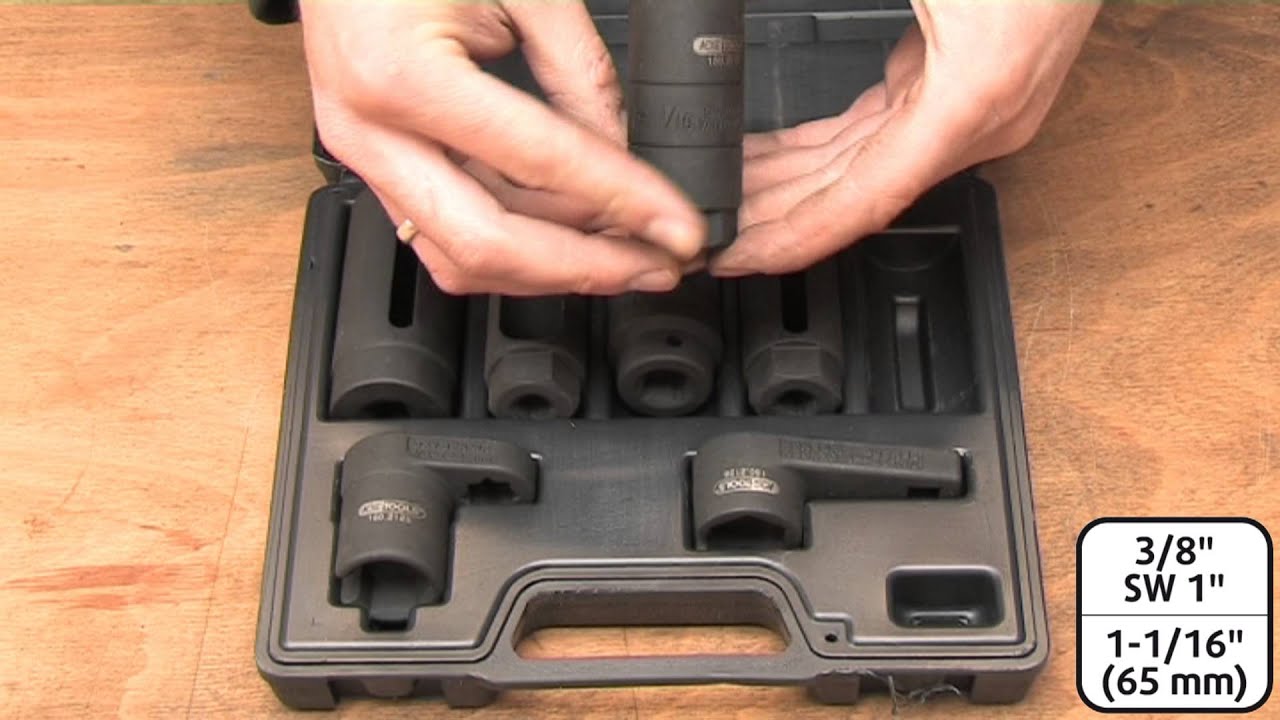 Anwendungsvideo Sensoren-Stecknuss-Satz KS Tools 150.2100