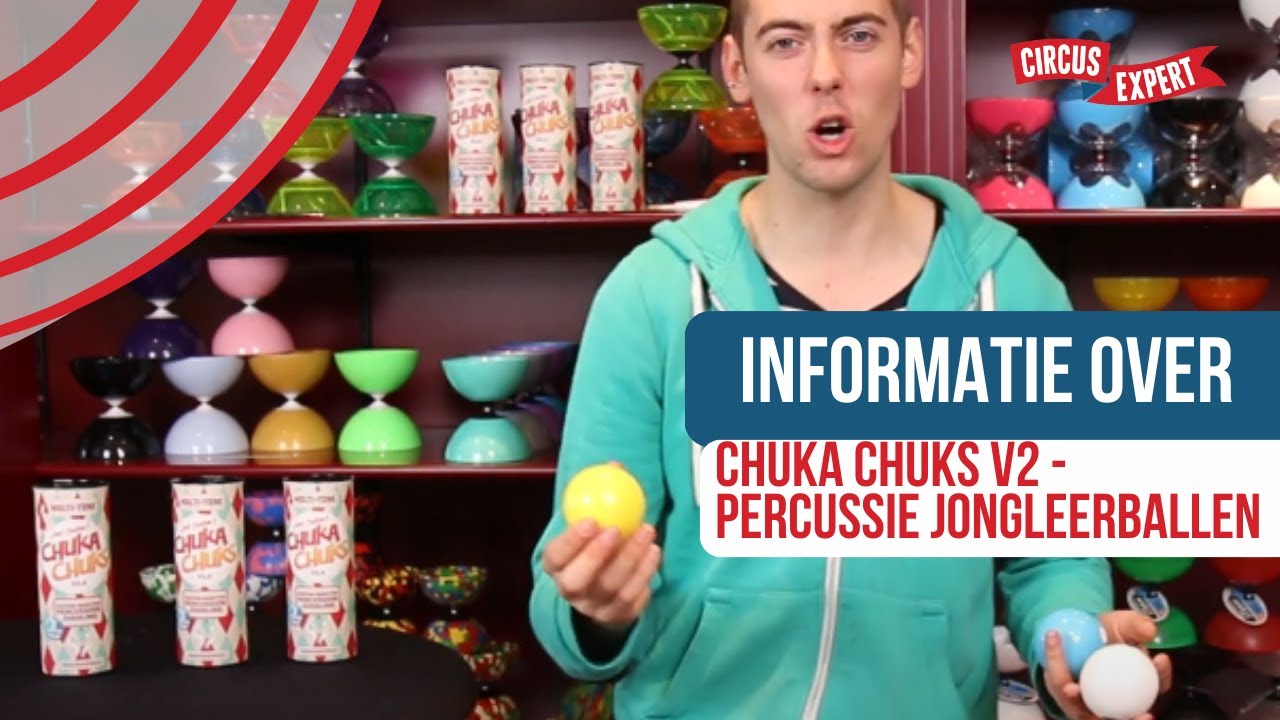 Chuka chuks V2 - Pitch Benders | Percussie Jongleerballen | Circus-expert.nl