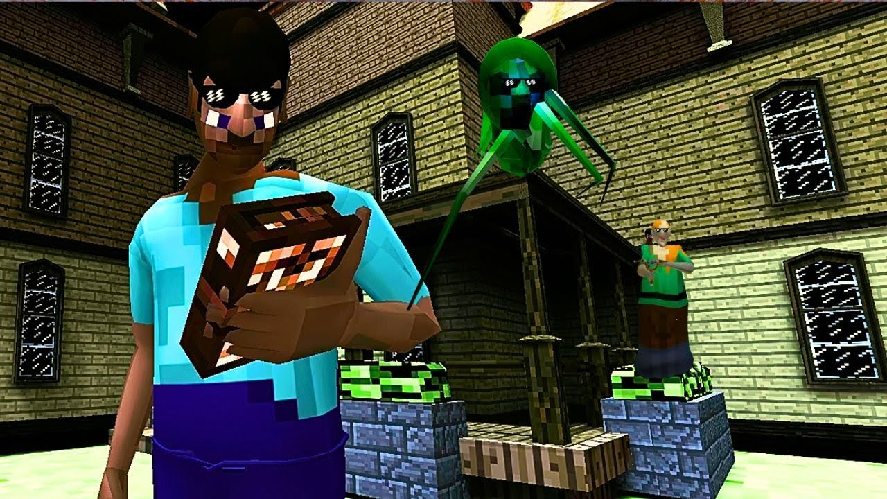 Granny 3 Enhanced Minecraft Mod Tube Escape - Full Gameplay