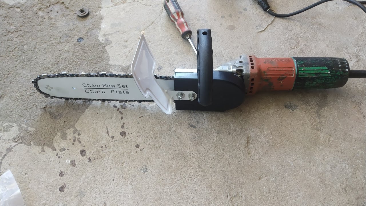 @caxghotil4512  #tutorial cara memasang adaptor chain saw SH123A ke gerinda