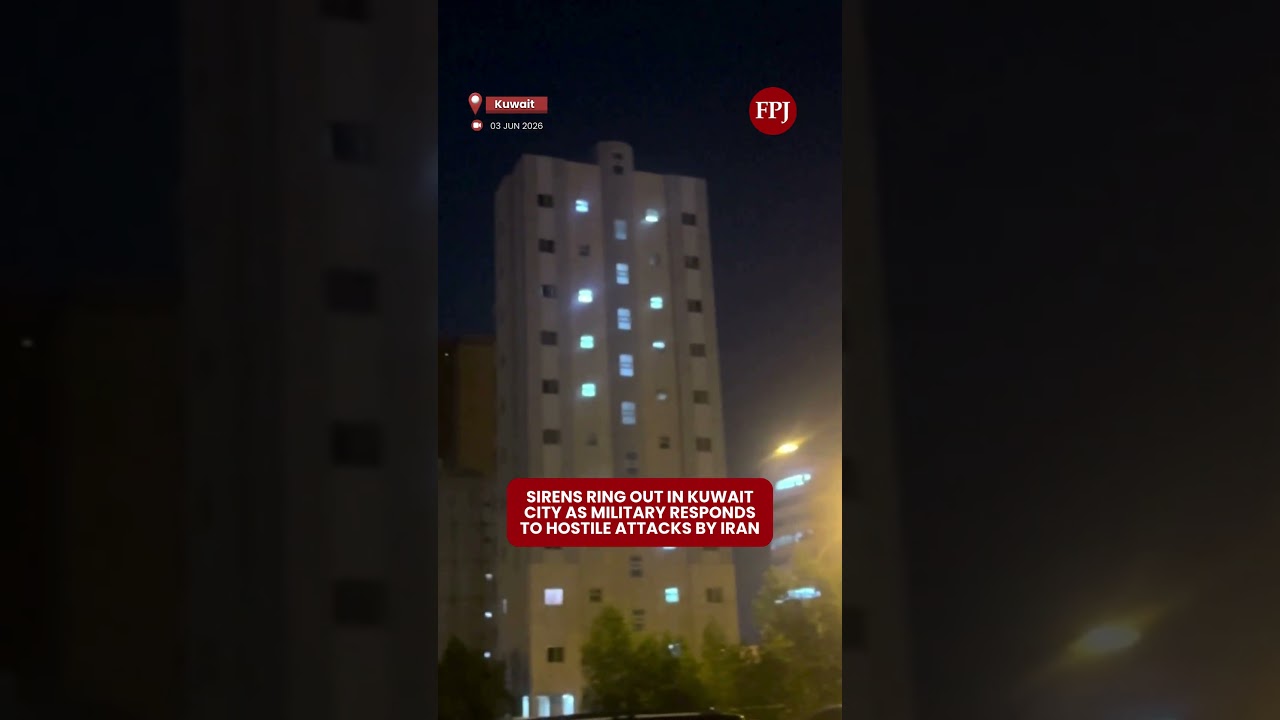 Sirens Ring Out In Kuwait City As Military Responds To Hostile Attacks By Iran