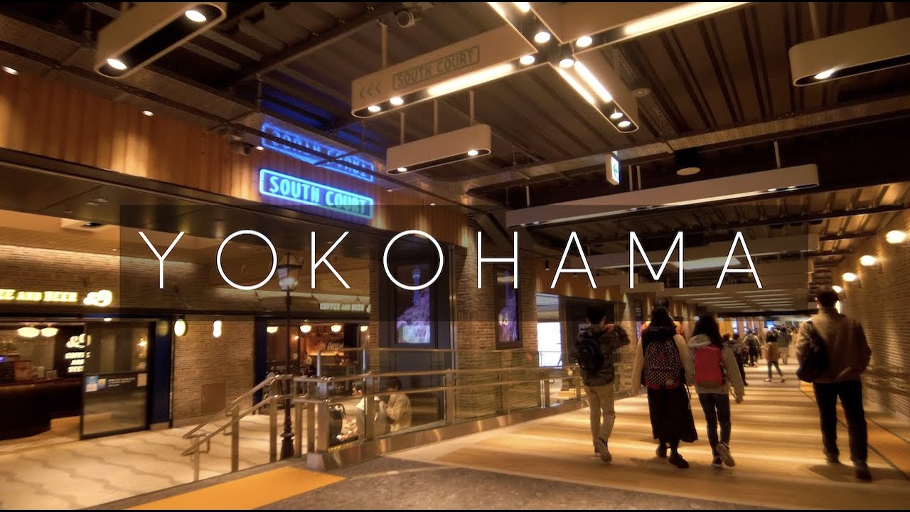 横浜駅構内/Yokohama Station yard【4K】