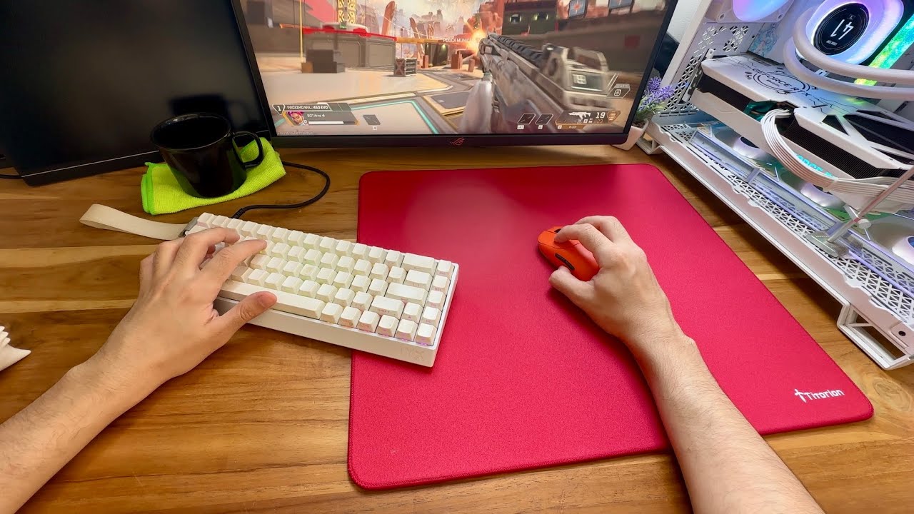 Mousepad Nacional Custo Beneficio Titorion Rigel com Base de Poron
