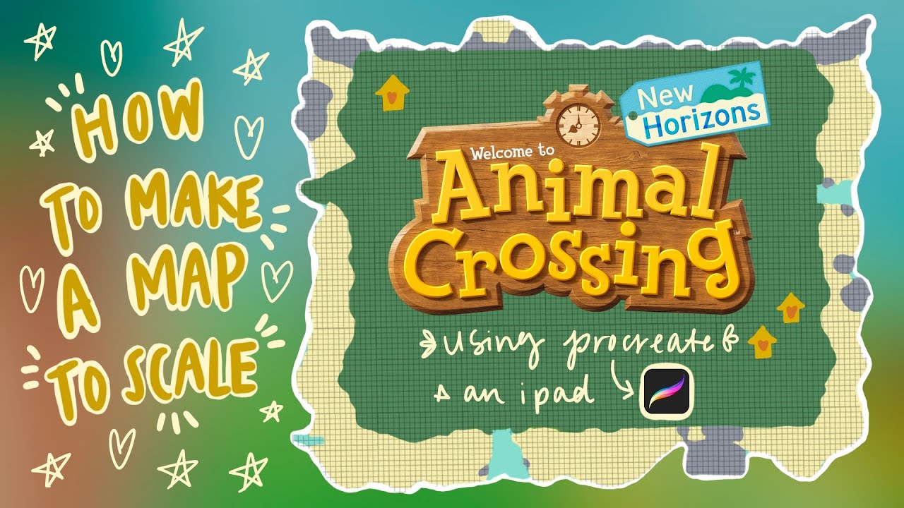 Как создать идеальную карту ACNH с помощью Procreate — Animal Crossing: New Horizons