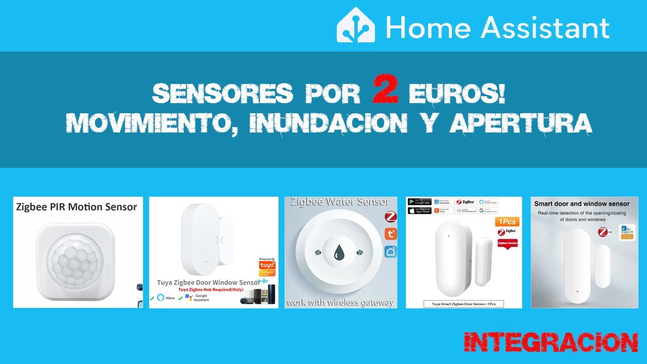 5 Sensores Zigbee por menos de 2€! Y los integro en Home Assistant.