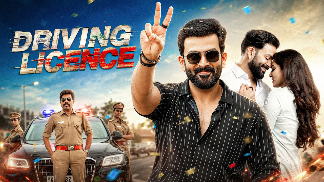 Prithviraj Sukumaran's DRIVING LICENCE (2026) New Release South BLOCKBUSTER Movie Dubbed In Hindi 4K