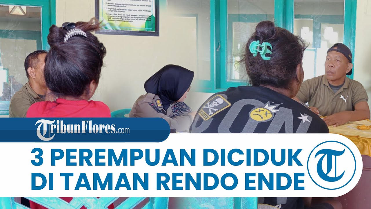 Tiga Perempuan Diciduk Satpol PP Ende, Diduga Lakukan Aktivitas Malam di Taman Rendo
