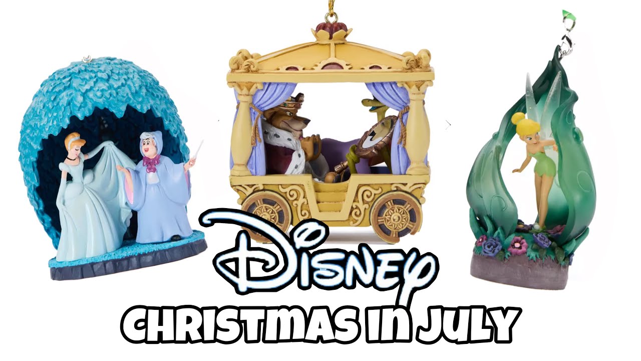 REVEALED Disney Sketchbook Ornaments Christmas In July Collection #disney#sketchbook#christmas#decor