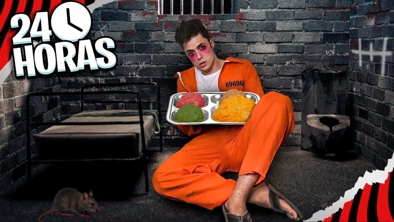24 HORAS COMENDO COMIDAS DA CADEIA! - Desafio