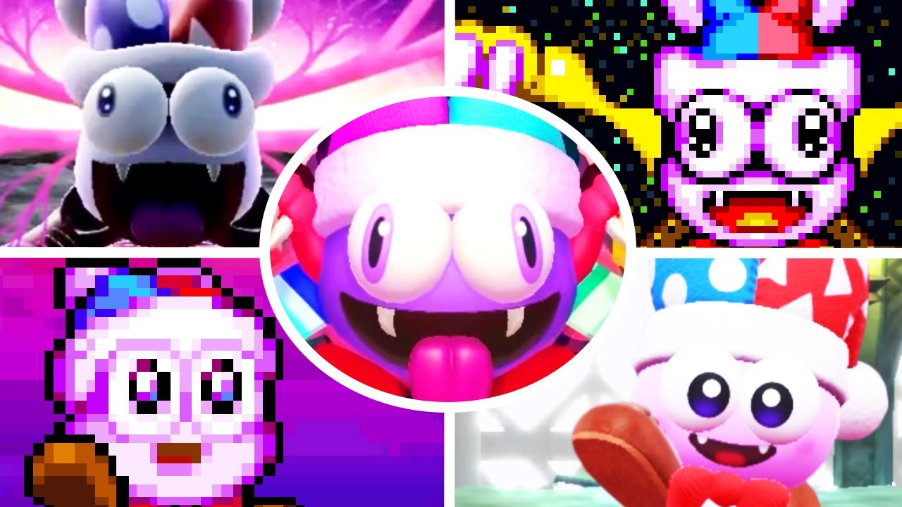 Evolution of Marx in Kirby Games (1996-2023)