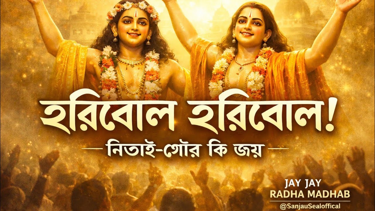 হরিবোল হরিবোল! | নিতাই-গৌর হরিনাম সংকীর্তন | হরে কৃষ্ণ কীর্তন | @SanjaySealoffical #haribol #viral 