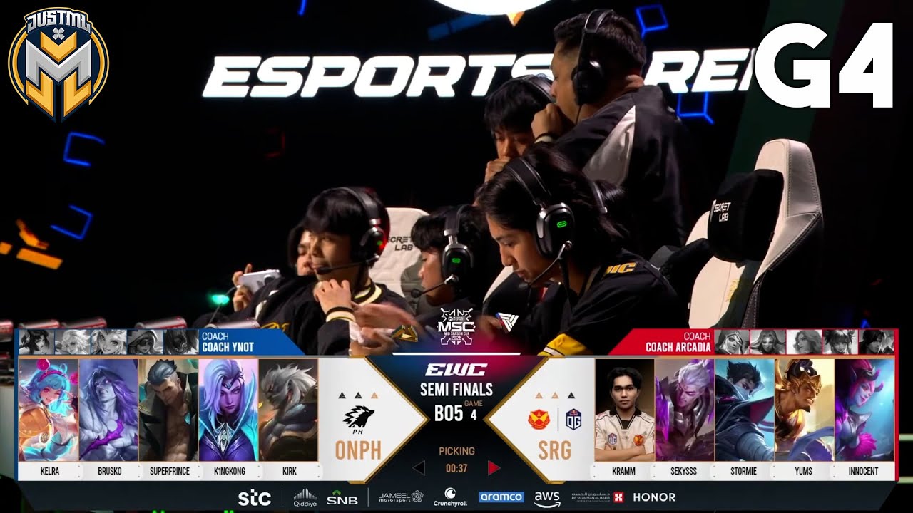 ONIC PH VS SRG.OG GAME 4 | KNOCKOUT STAGE DAY 3 | MLBB MSC 2025