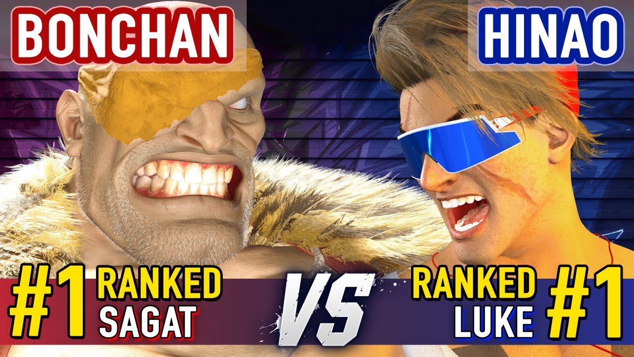 SF6 ▰ BONCHAN (#1 Ranked Sagat) vs HINAO (#1 Ranked Luke) ▰ Street Fighter 6 High Level Gameplay