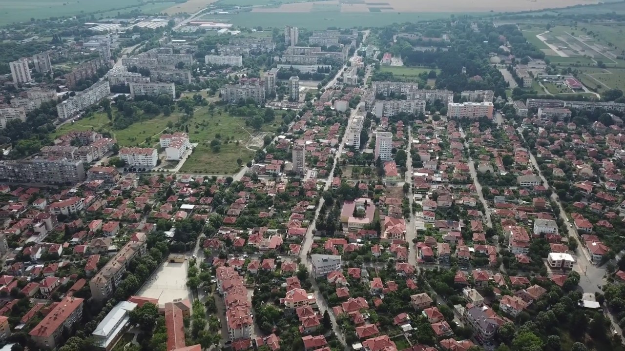 Казанлък от птичи поглед
