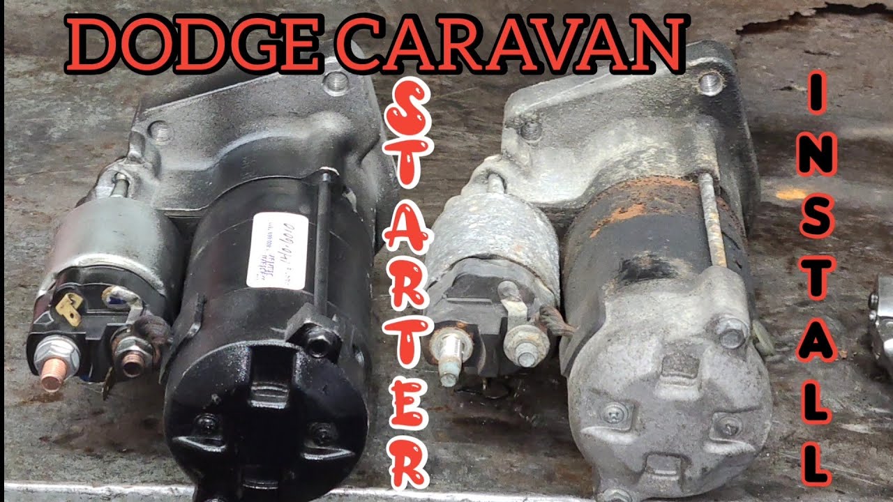 DODGE CARAVAN | ЗАМЕНА СТАРТЕРА | КАК СНЯТЬ/УСТАНОВИТЬ СТАРТЕР | VIN DADI | VNATION