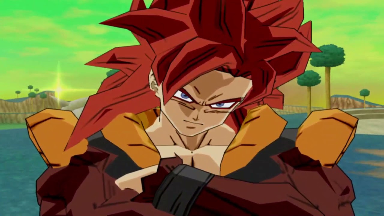 Dragon Ball Z Budokai 3 (JPN) (PS2) Dragon Arena - Super Saiyan 4 Gogeta