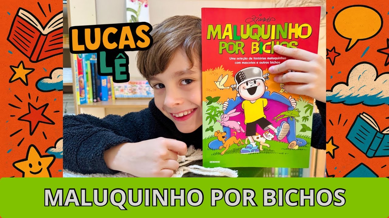 Livro: Maluquinho por bichos, do Ziraldo