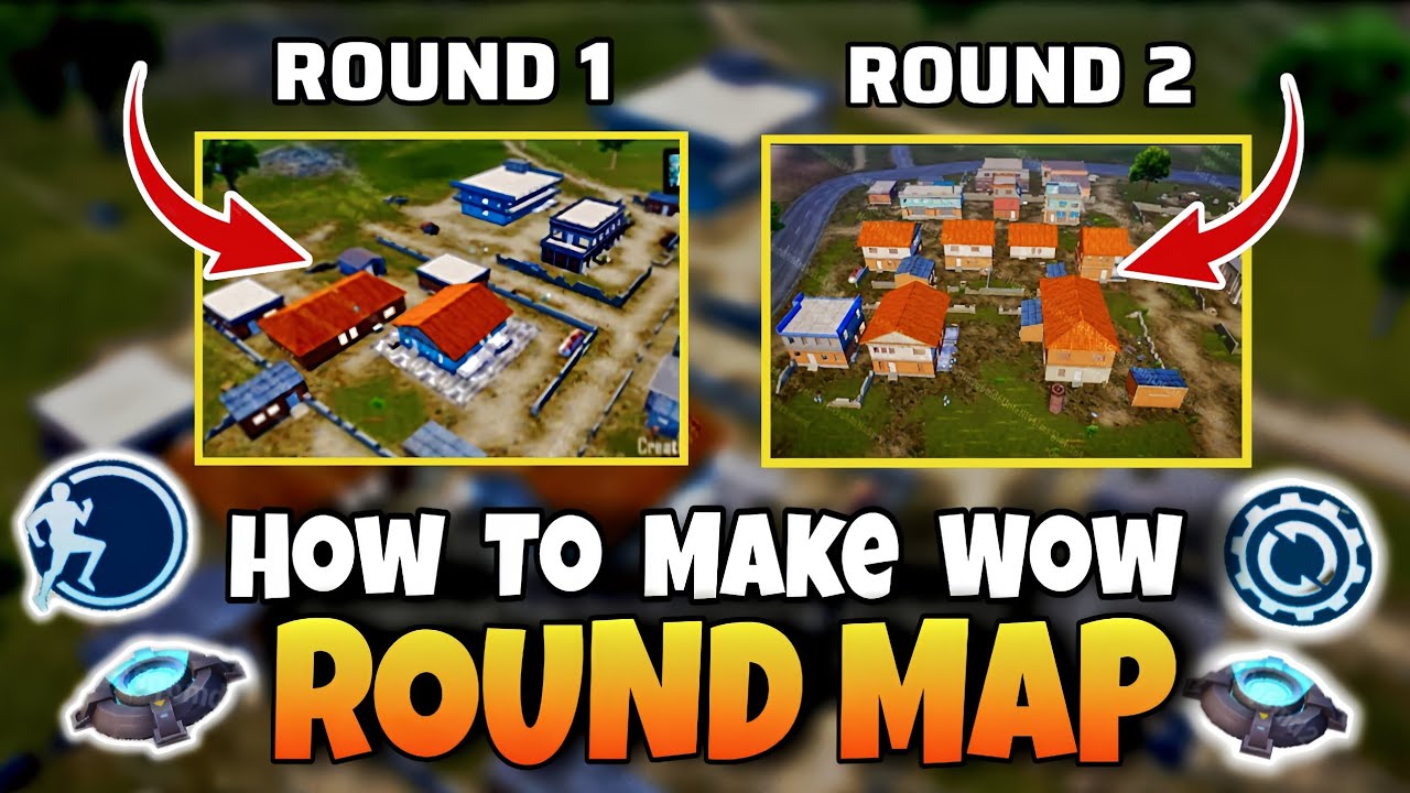 How To Make Wow Rounds Map | How To Create Round Map | Erangel Round Map Setting | PUBG MOBILE