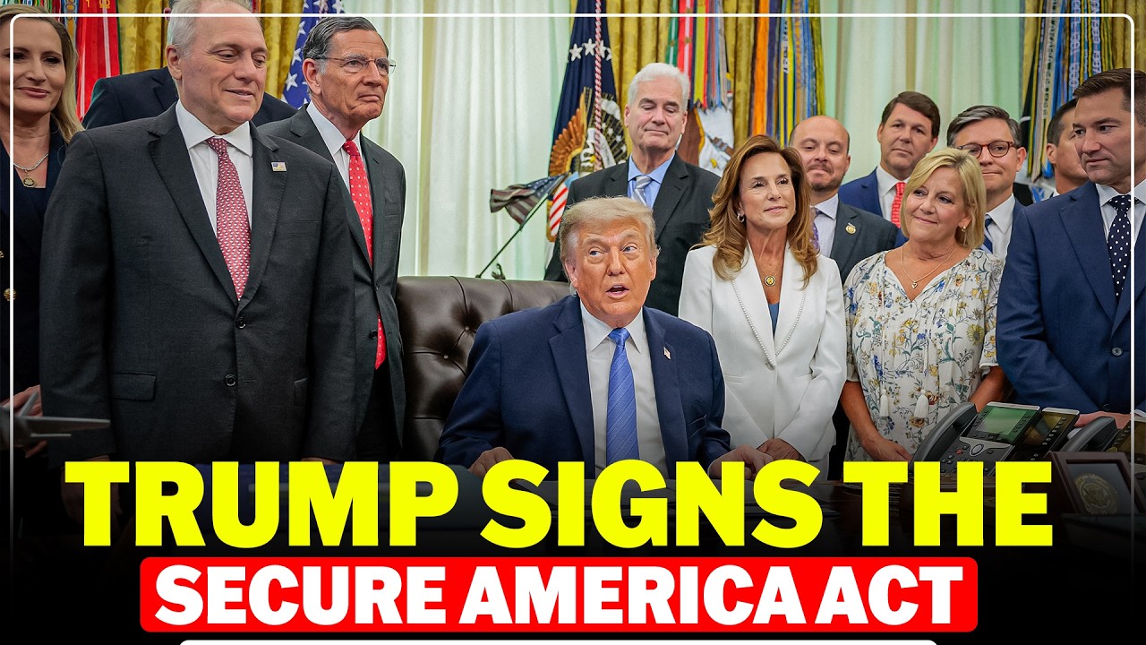 LIVE: Trump&rsquo;s immigration crackdown, signs Secure America Act I Iran strikes I USA