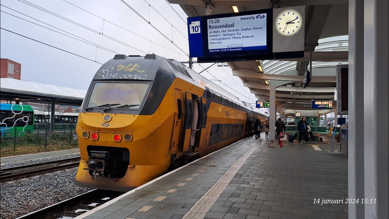 Treinrit Nijmegen - Zwolle met de VIRM - 14 januari 2024
