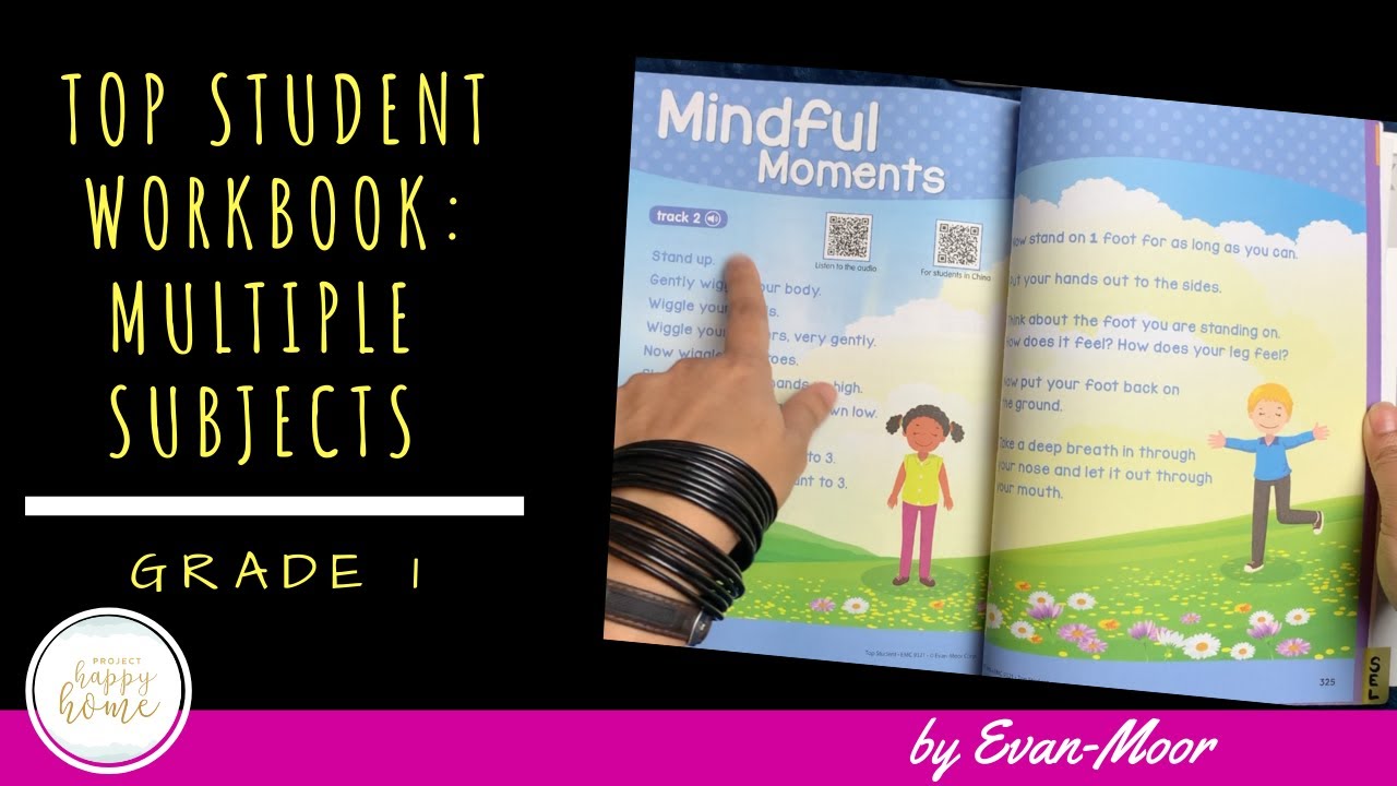 EVAN-MOOR TOP STUDENT GRADE 1 WORKBOOK || First Grade Homeschool Curriculum