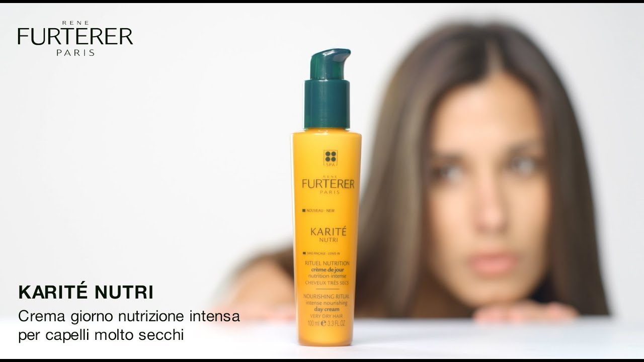 Come applicare la Crema KARIT&Eacute; NUTRI per capelli molto secchi - Ren&eacute; Furterer