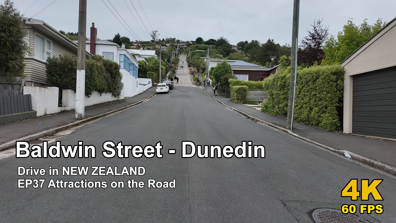 EP37 Attractions Walk | Baldwin Street 4K 60fps