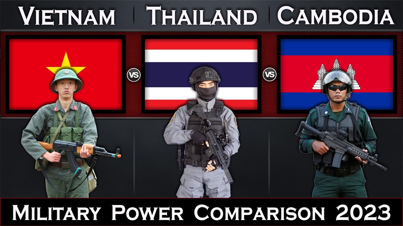 Vietnam vs Thailand vs Cambodia Military Power Comparison 2023 | Global Power