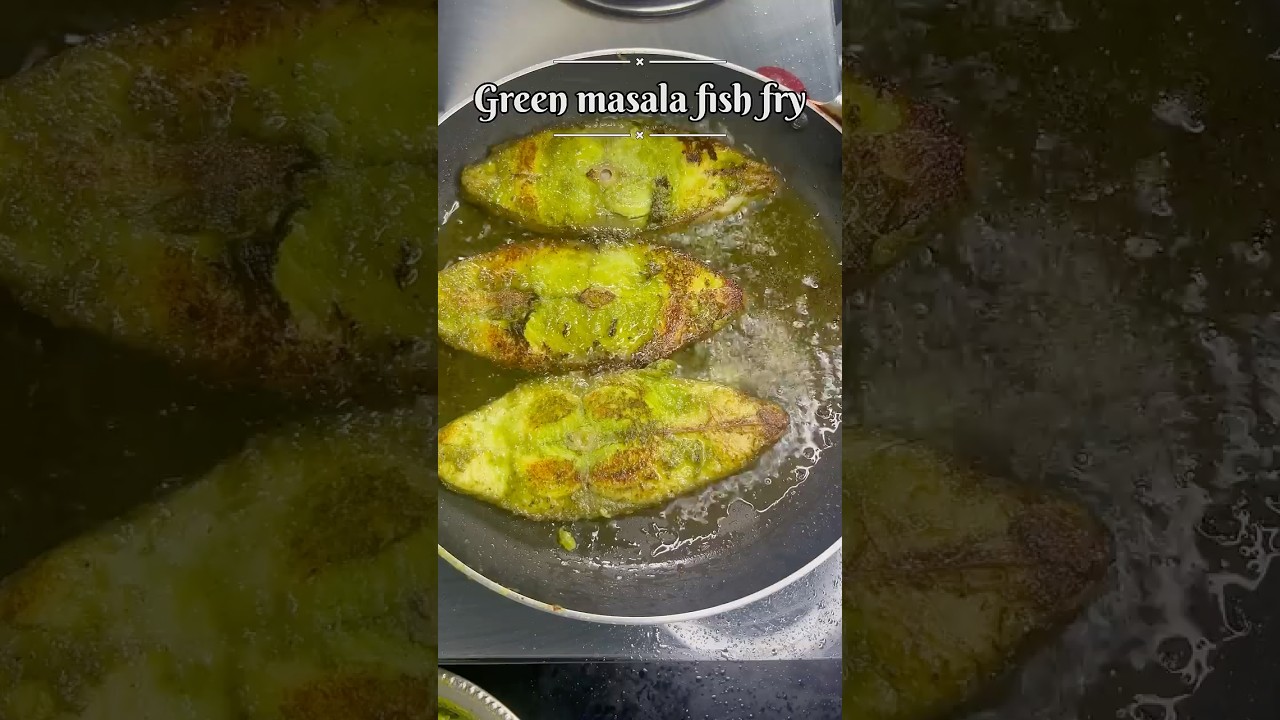 Green masala pomfret fry#greenmasalafishfry #fishfry#fishfryrecipe#pomfretfish #pomfretfishfryrecipe