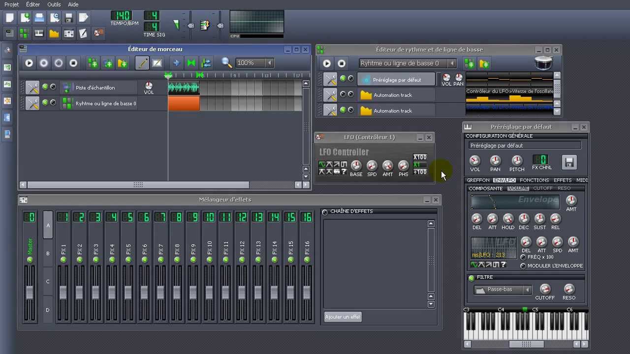 LMMS-06-Créer une wobble bass-Tutoriel