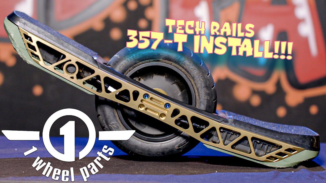 ONEWHEEL GT- 357- TECH RAILS 357-T INSTALL