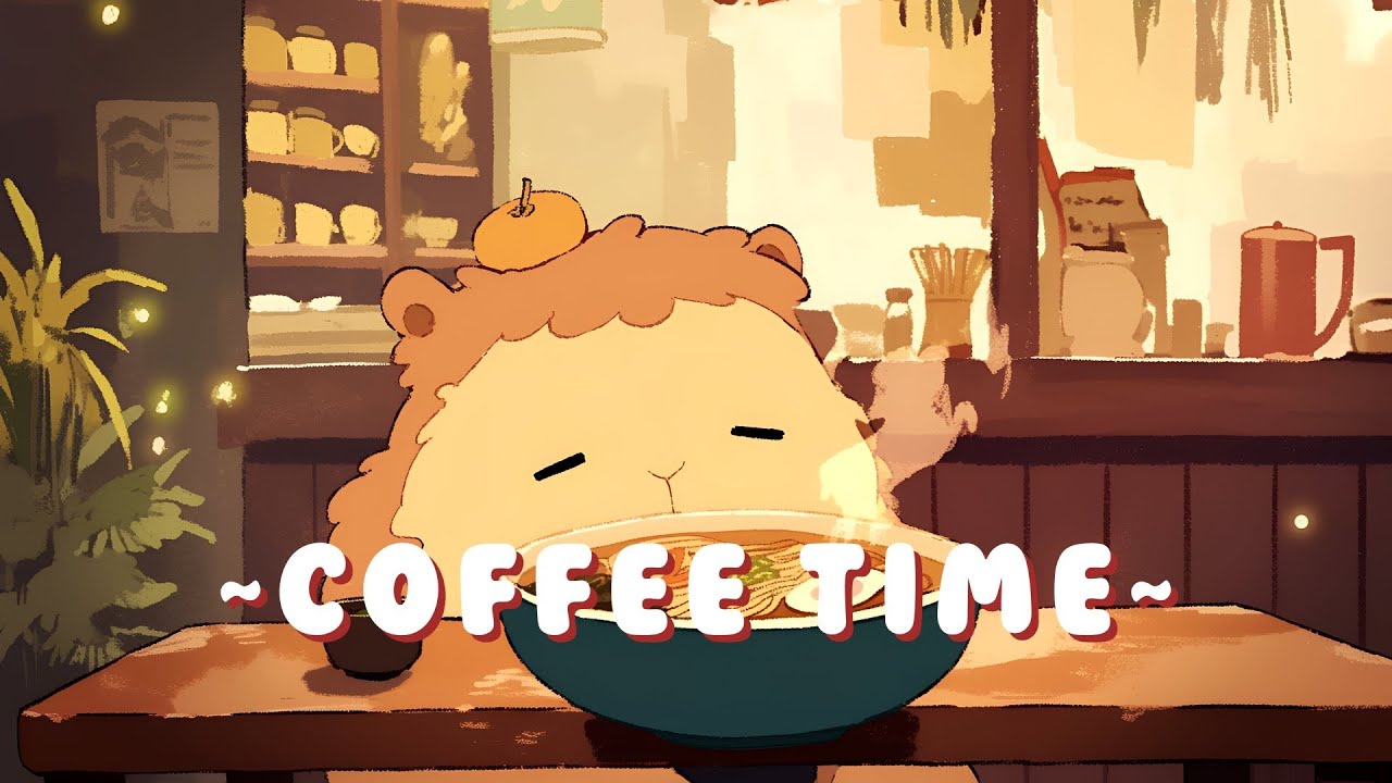 [60 Minutes] Capybara Lofi Zone - Cozy Beats for Relaxation ~ Sweet Dreams ~ 🎵 💫