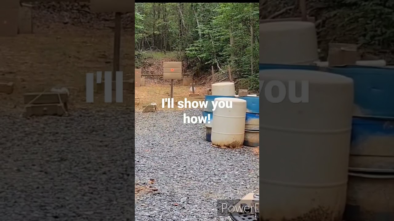 Check out my DIY moving target VIDEO! #pewpew #9mm #glock #moving targets