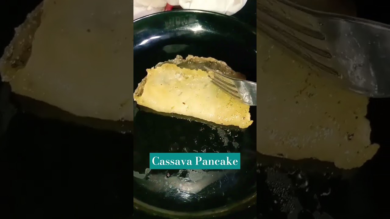 Cassava PanCake || Made from Cassava Extract😲😋😍..#shortvideo  #cassavacakerecipe #cassava #glutinous