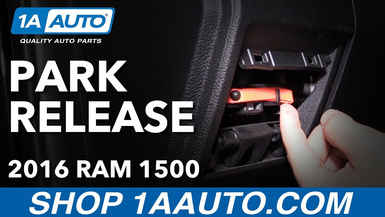 How to Activate Emergency Manual Park Release 09-18 Ram 1500