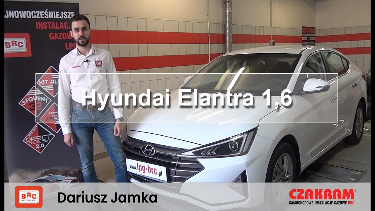 HYUNDAI ELANTRA 1 6 2019 - Montaż LPG – BRC SQ 32 – CZAKRAM