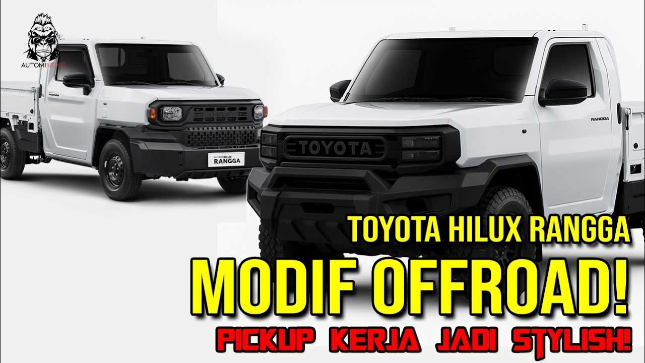 Modifikasi Ringan Toyota Hilux Rangga | Pickup Kerja Jadi Stylish!