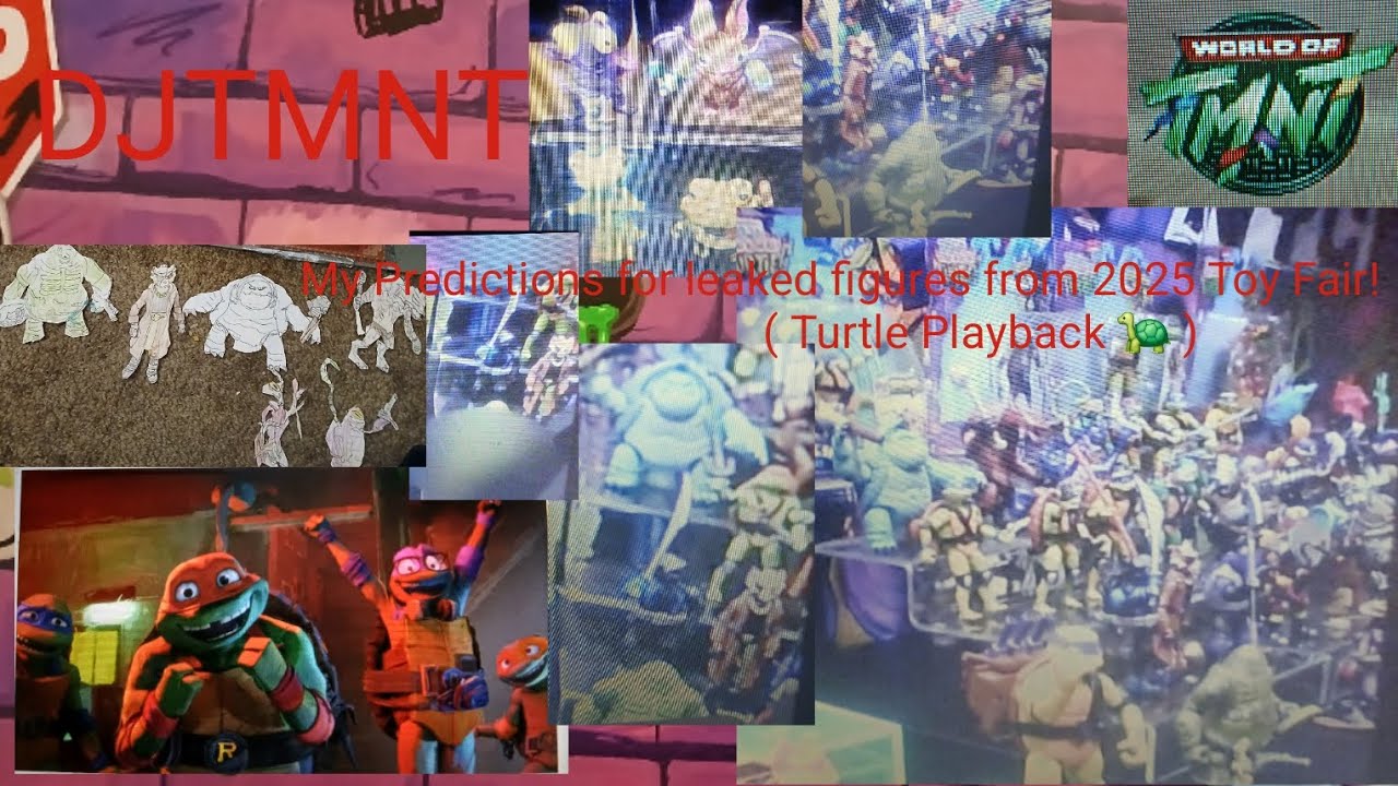 DJTMNT: Turtle Playback 🐢: Toy Fair 2025 figure leak predictions/reaction.