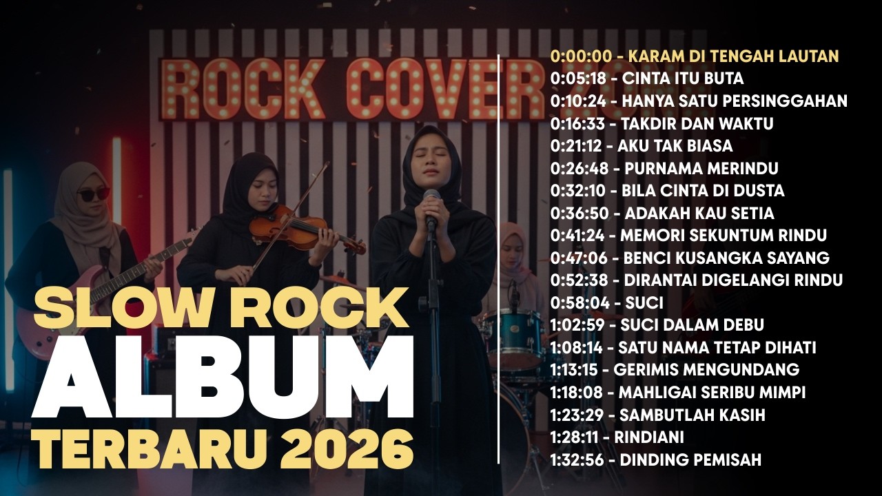 ALBUM SLOW ROCK 2026 | UNTUK MENEMANI HARI HARI KAMU