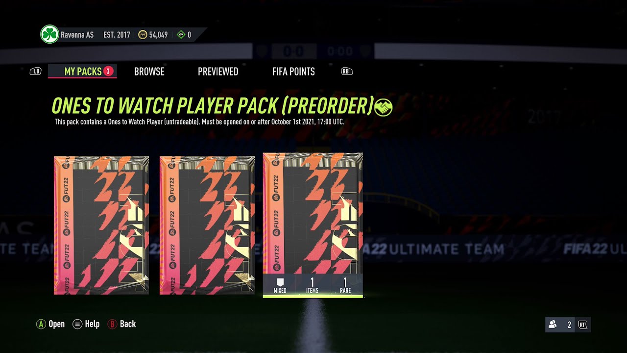 OPENING MY GUARANTEED OTW PACK ON FIFA 22! FIFA 22 ONES TO WATCH PACK!