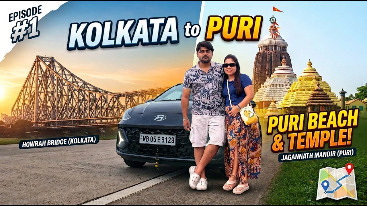 Kolkata to Puri in Our New Grand i10 Nios | First Long Drive Before 1st Service -- EPISODE 01