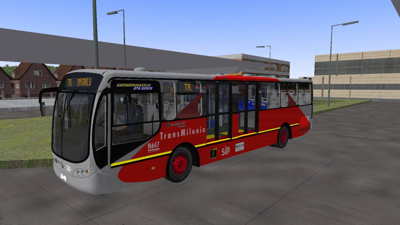 OMSI 2 - Busscar Urbanuss Pluss Scania K270 padrón dual - Transmilenio