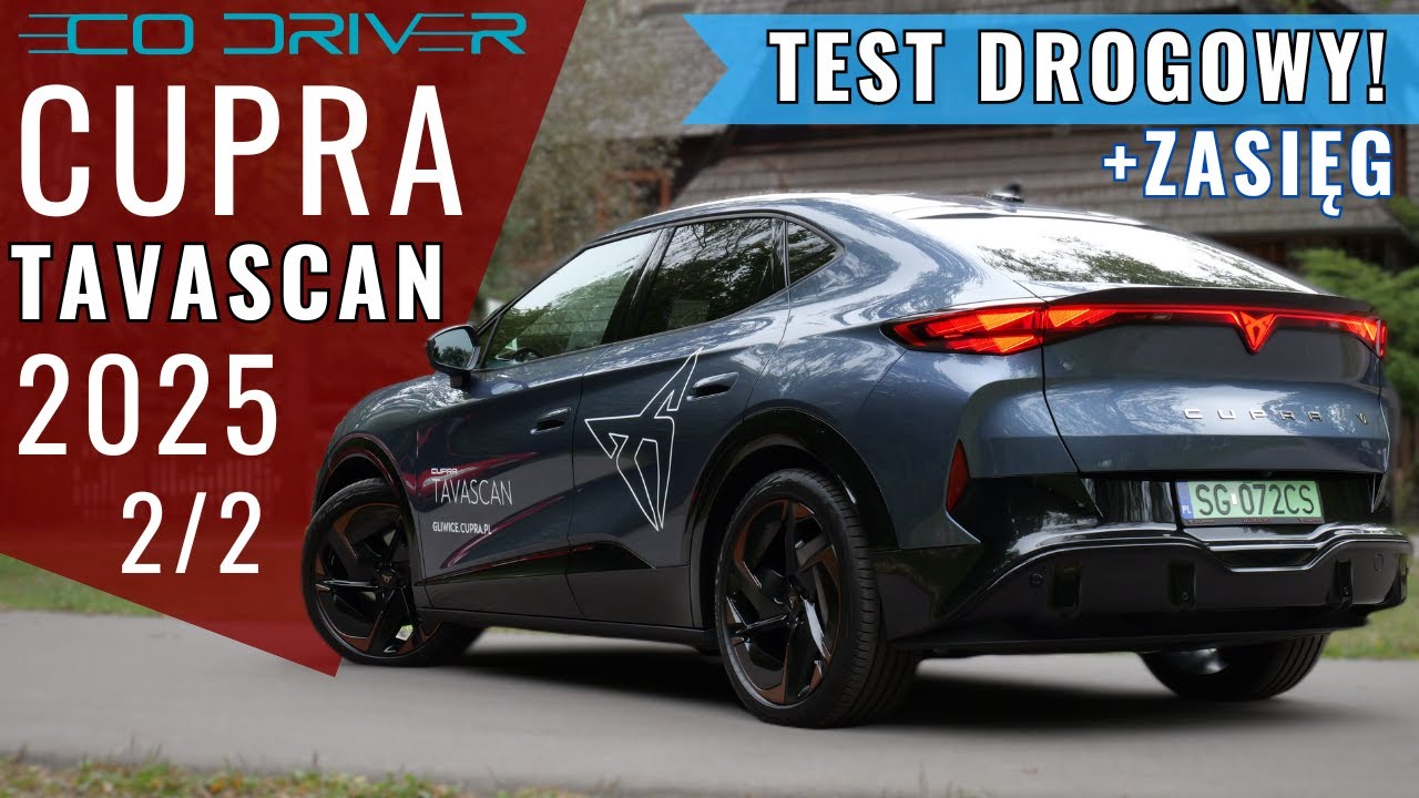 Cupra Tavascan 2025 - TEST PL  [2/2 - Jazda, zasięg, asystenci, cennik], 0-100 km/h, Zużycie energii