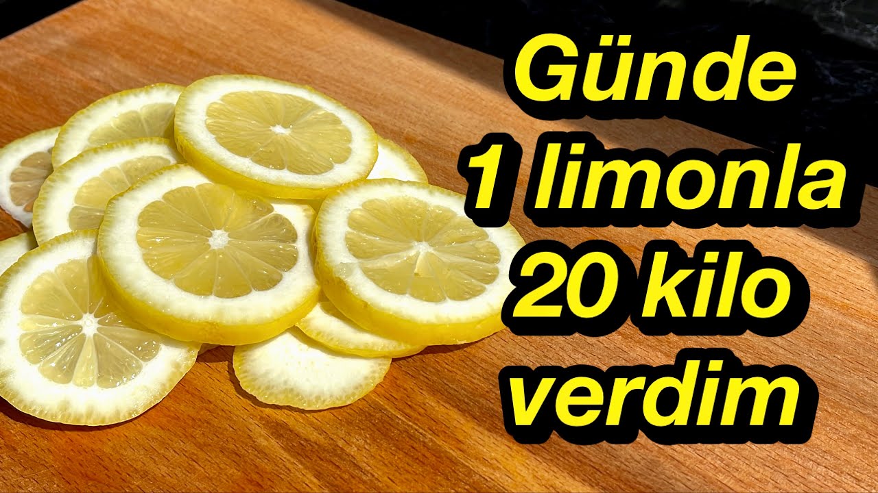 20 Kilo Verdiren Haşlanmış Limon K&uuml;r&uuml;-G&uuml;nde 1 Limonla 20 Kilo Nasıl Verilir